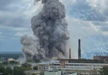 Un gran arsenal de misiles ruso explota a 70 kilómetros de Moscú
