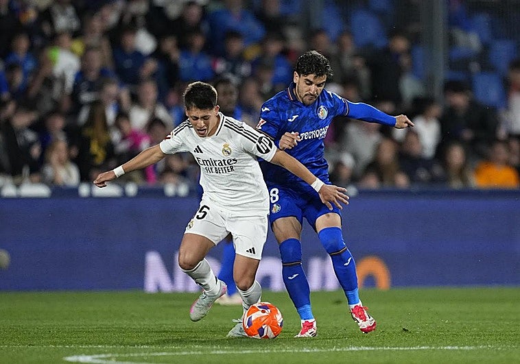 El golazo de Arda Güler al Getafe que dio el triunfo al Real Madrid