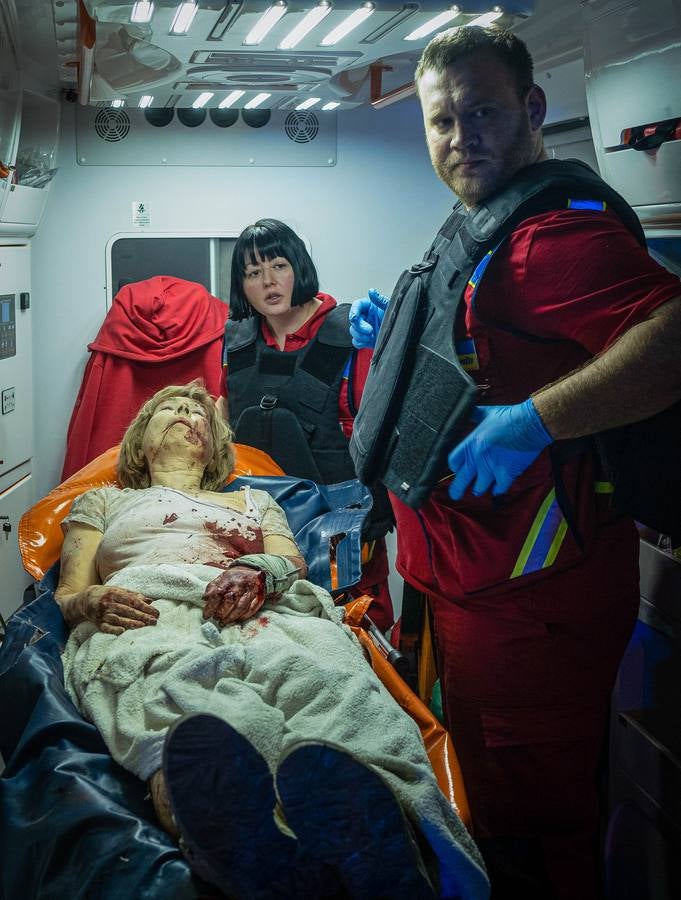 Las terribles imágenes del bombardeo ruso sobre Kiev