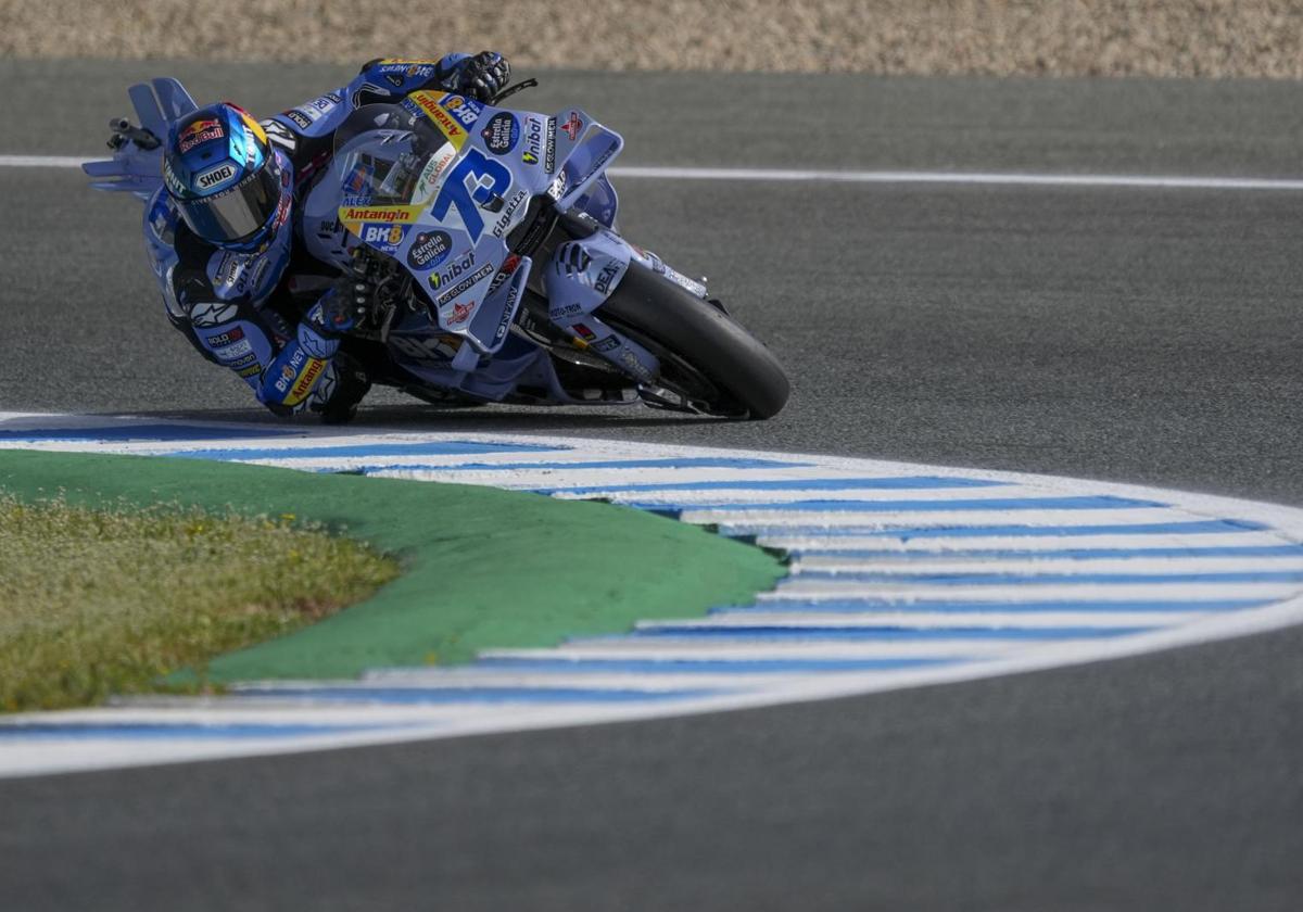 Álex Márquez, en el circuito de Jerez.