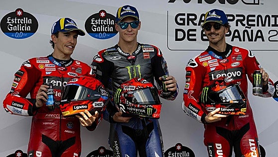 Sorpresa en Jerez: Fabio Quartararo le quita la pole a Marc Márquez