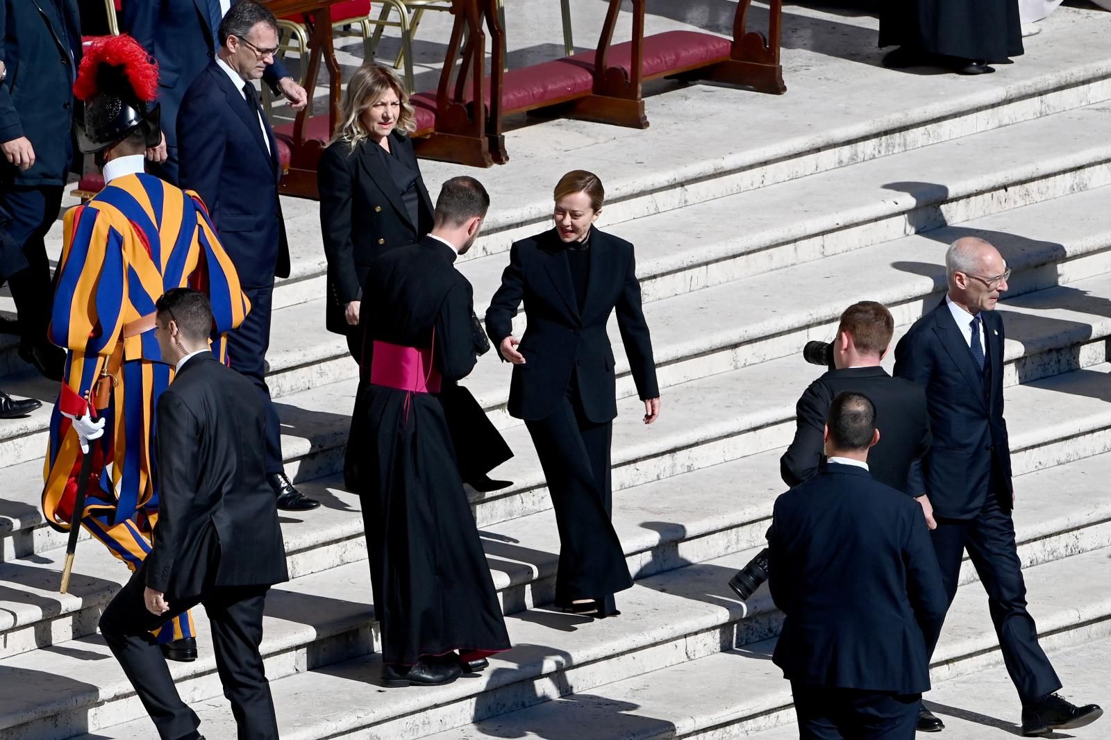 La primera ministra italiana Giorgia Meloni