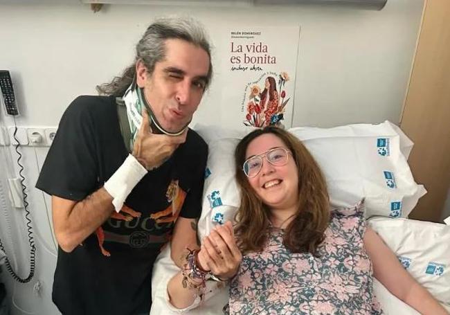 Mario vaquerizo con Belén.