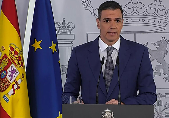 Comparecencia del presidente del Gobierno, Pedro Sánchez