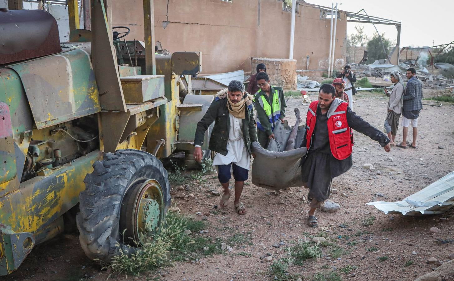 Las imágenes del bombardeo sobre Saada, que han dejado 68 muertos