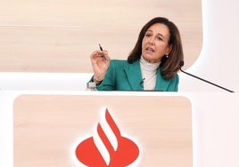 Ana Botín, presidenta de Banco Santander.