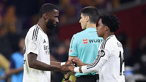 Seis partidos a Rüdiger, dos a Lucas Vázquez y Bellingham, sin sanción