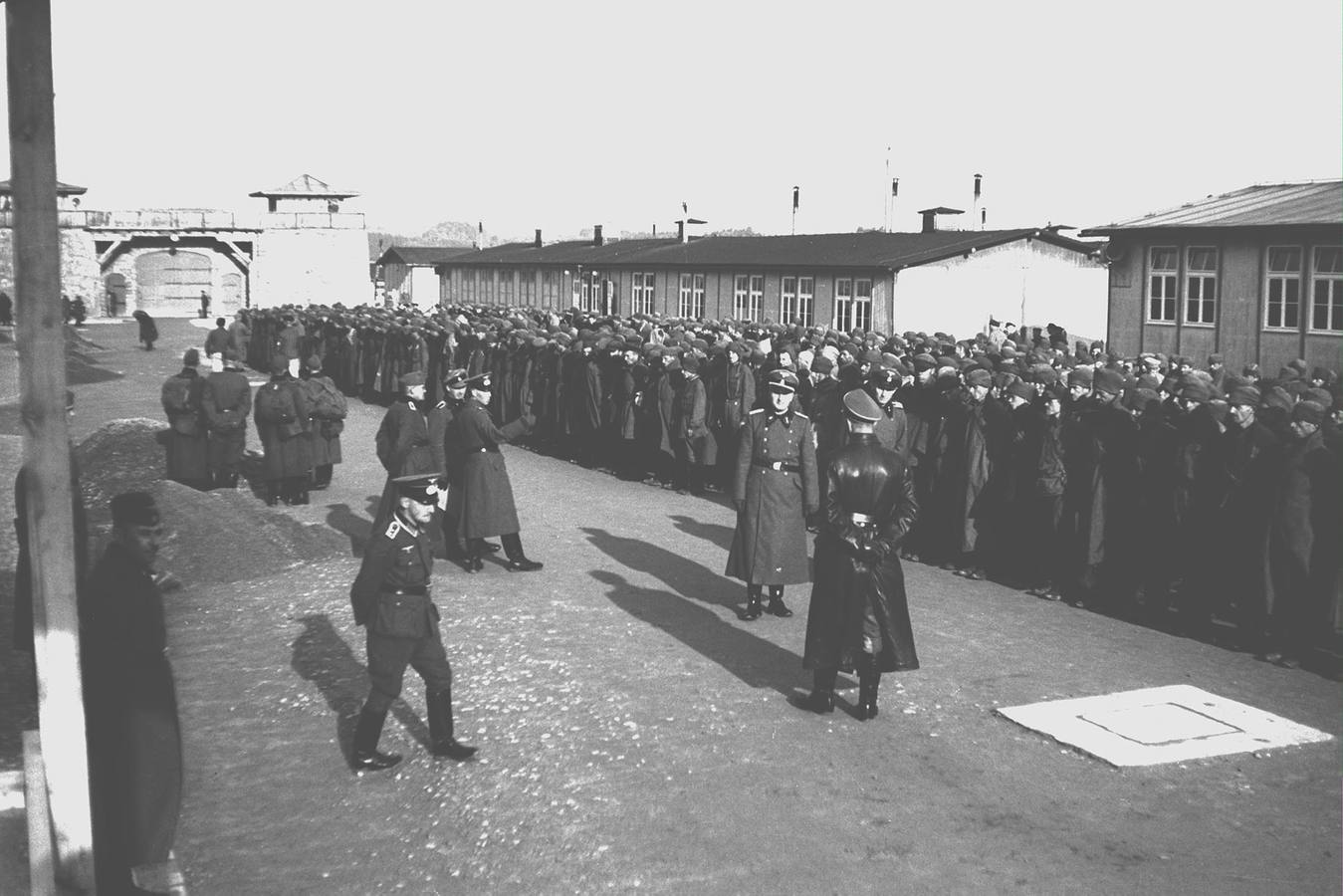 Llegada de prisioneros de guerra. Foto: Amical de Mauthausen