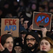 Una manifestación contra la ultra AfD en la ciudad alemana de Essen.