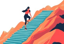 Tres señales de que subir escaleras para ponerte en forma no te está sentando bien
