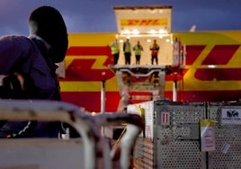 La carga de algunos paquetes de DHL era explosiva.