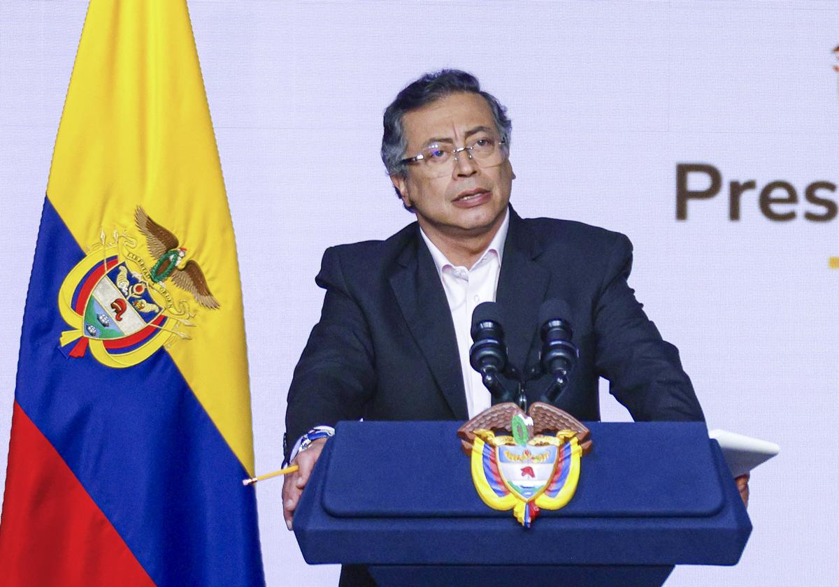 Colombian President, Gustavo Petro.