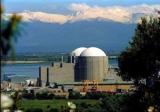 Exterior de la Central Nuclear de Almaraz.