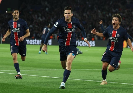 Fabián Ruiz, autor del gol que mostró el camino al PSG.