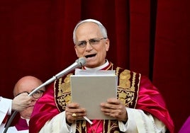León XIV, en su primeras palabras tras ser nombrado el Papa número 267 de la historia.