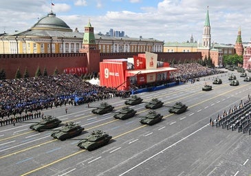 Putin saca músculo en el desfile del Día de la Victoria en Moscú