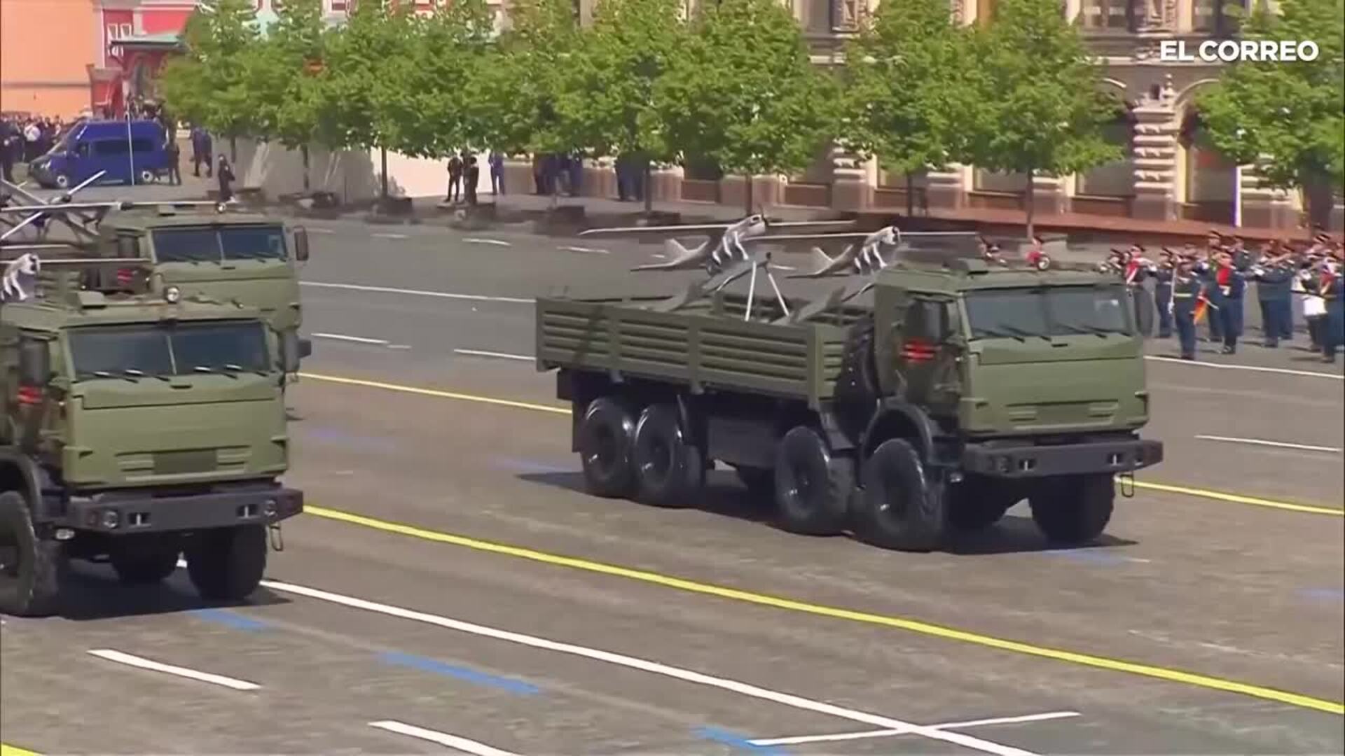Putin saca músculo en el desfile del Día de la Victoria en Moscú