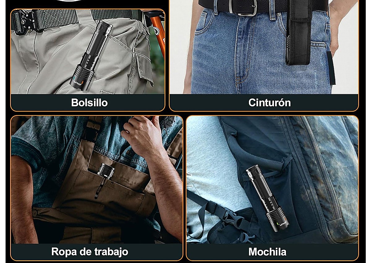 Imagen secundaria 1 - Esta linterna recargable es la que todos querían durante el gran apagón y ahora vale menos de 40€