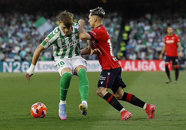 El Betis empata con Osasuna y se complica sus opciones de entrar en Champions