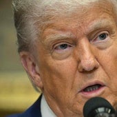 Donald Trump, en una rueda de prensa.