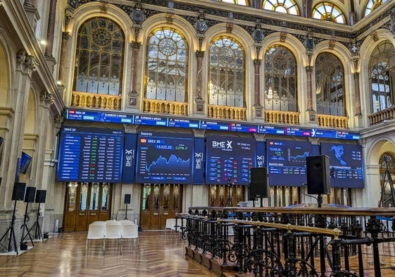 Palacio de la Bolsa de Madrid.