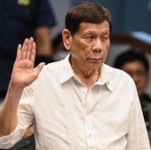 El expresidente filipino Rodrigo Duterte, en una imagen de archivo.