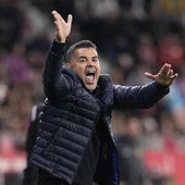 Míchel Sánchez, entrenador del Girona.