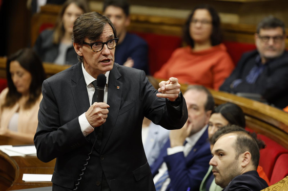 El presidente de la Generalitat, Salvador Illa