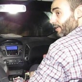 Muhammad Sinwar, en una de las escasas imágenes que hay sobre él, dentro de un coche en un túnel de Hamás bajo Gaza.