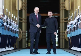 Trump y Erdogan en Ankara..