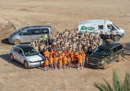 Componentes de la expedición a Marruecos