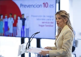 La vicepresidenta segunda y ministra de Trabajo, Yolanda Díaz.
