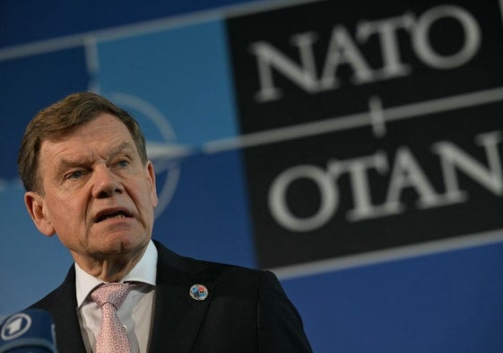 El ministro alemán de Exteriores, Johann Wadephul, en la reunión de la OTAN en Antalya.