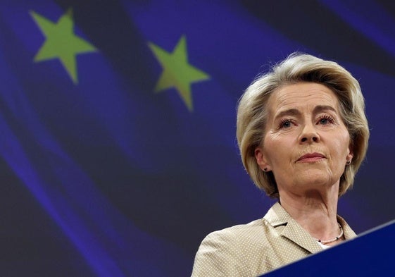 La presidenta de la Comisión Europea, Ursula von der Leyen.