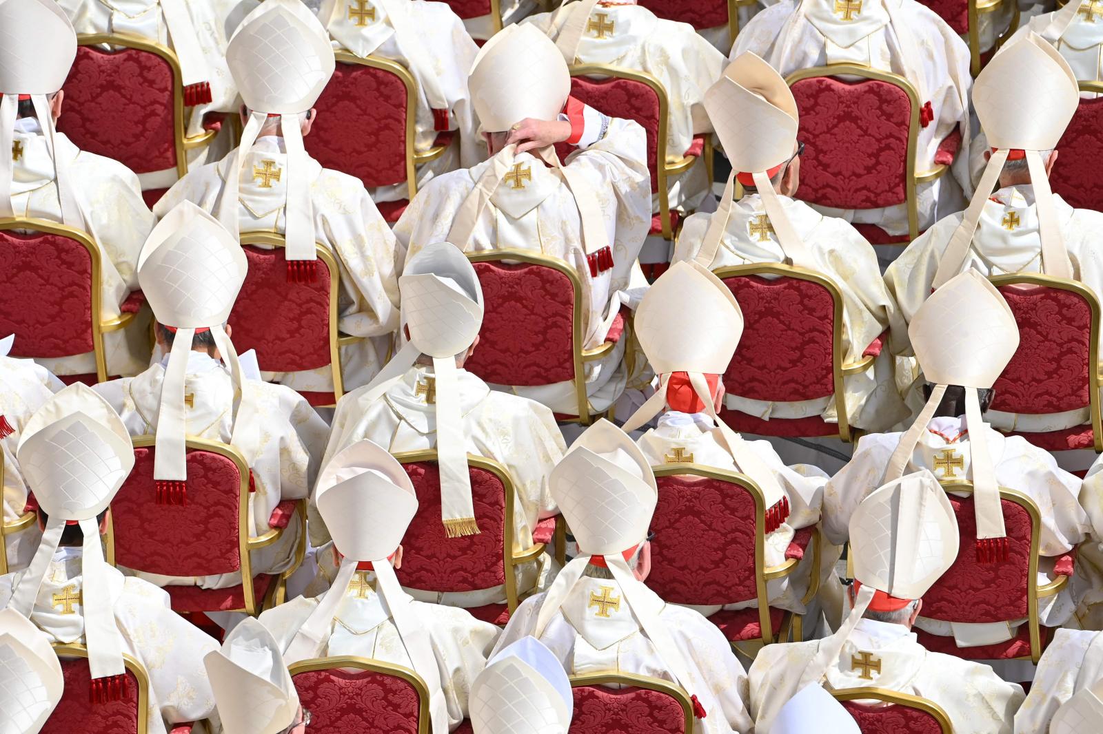 Los cardenales que eligieron a León XIV no han faltado a la ceremonia.