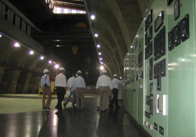 Interior de la planta.