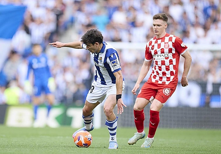 La Real Sociedad vence al Girona en el último instante