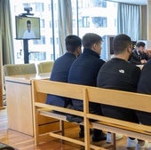 Vinicius, durante su declaración en el juicio.