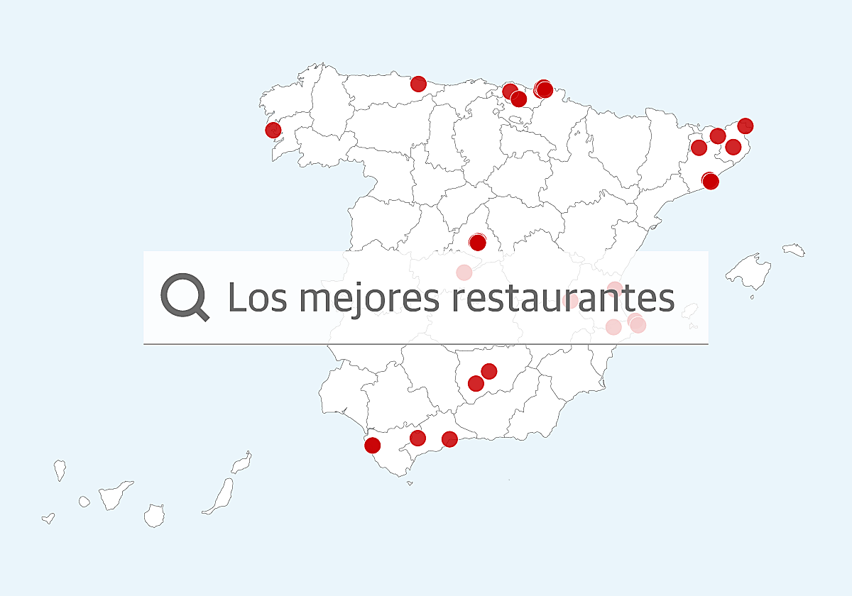 España arrasa en la lista OAD: Uno de cada 3 restaurantes entre los mejores de Europa es español