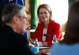 La jefa de la diplomacia europea, Kaja Kallas.