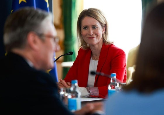 La jefa de la diplomacia europea, Kaja Kallas.