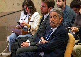 Miguel Ángel Revilla, el pasado viernes en Las Salesas.