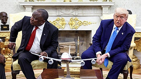 Trump denuncia ante el presidente de Sudáfrica el genocidio de granjeros blancos