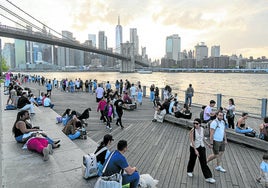 Imagen del parque Dumbo, en Brooklyn.