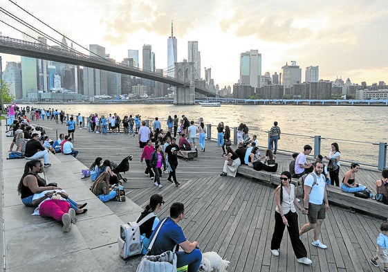 Imagen del parque Dumbo, en Brooklyn.