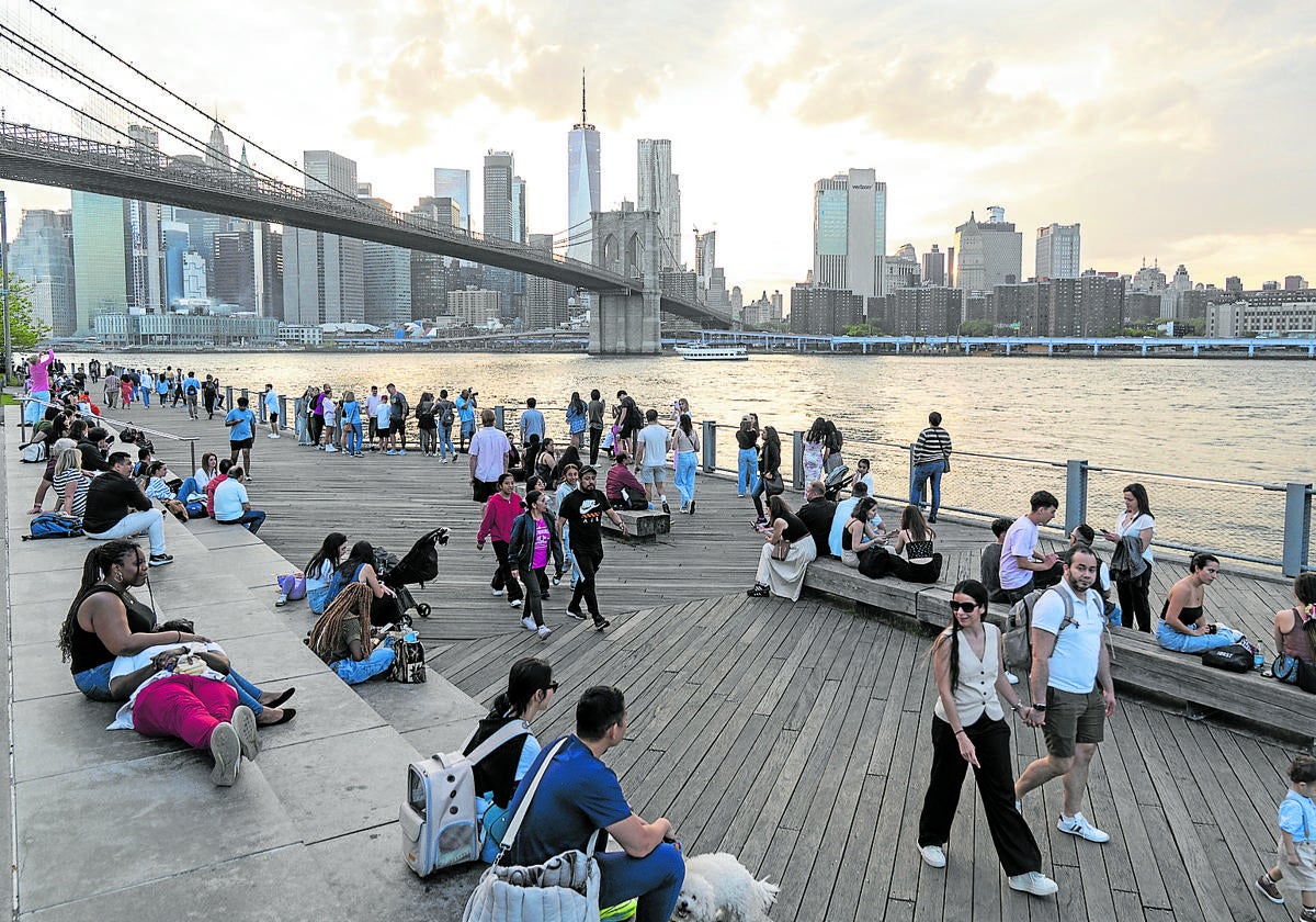 Imagen del parque Dumbo, en Brooklyn.