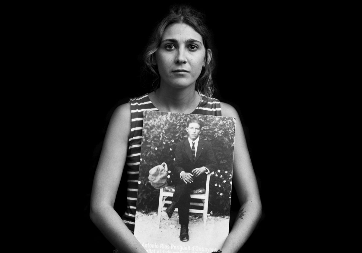 María Morió, bisnieta de Antonio Ríos, ejecutado a los 32 años en Paterna.