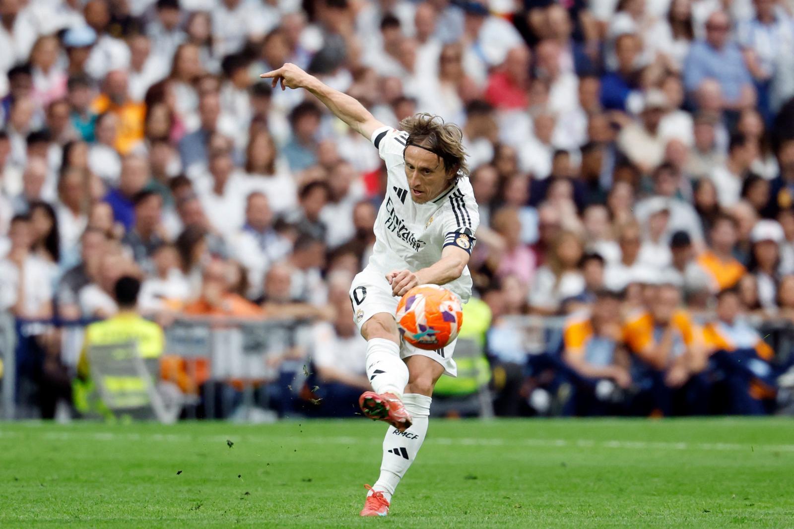 El adiós del Bernabéu a Ancelotti y Modric, en imágenes