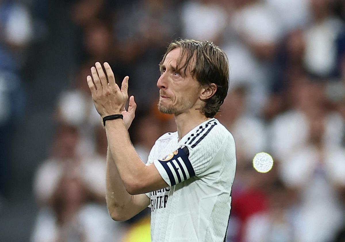 El adiós del Bernabéu a Ancelotti y Modric, en imágenes