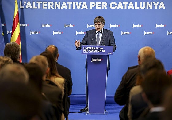 El expresidente catalán, Carles Puigdemont.